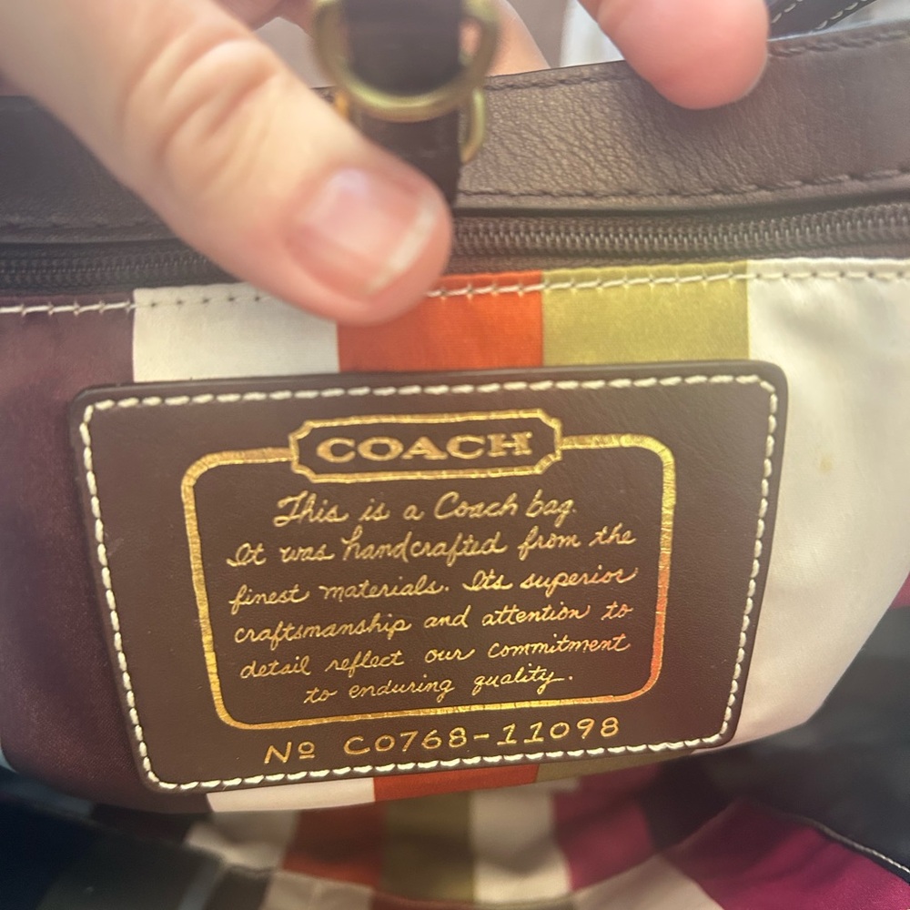 Coach 2007 Legacy Story with Signature Jacquard Tote in EUC - Picture 11 of 13